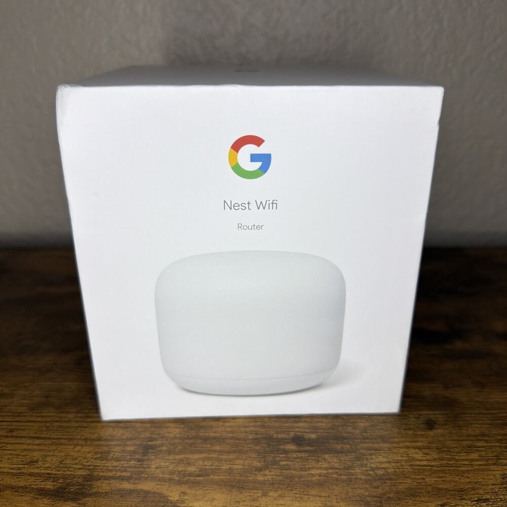 Google Nest Wifi Router Snow GA00595-US AC2200 Mesh WiFi Tested Working